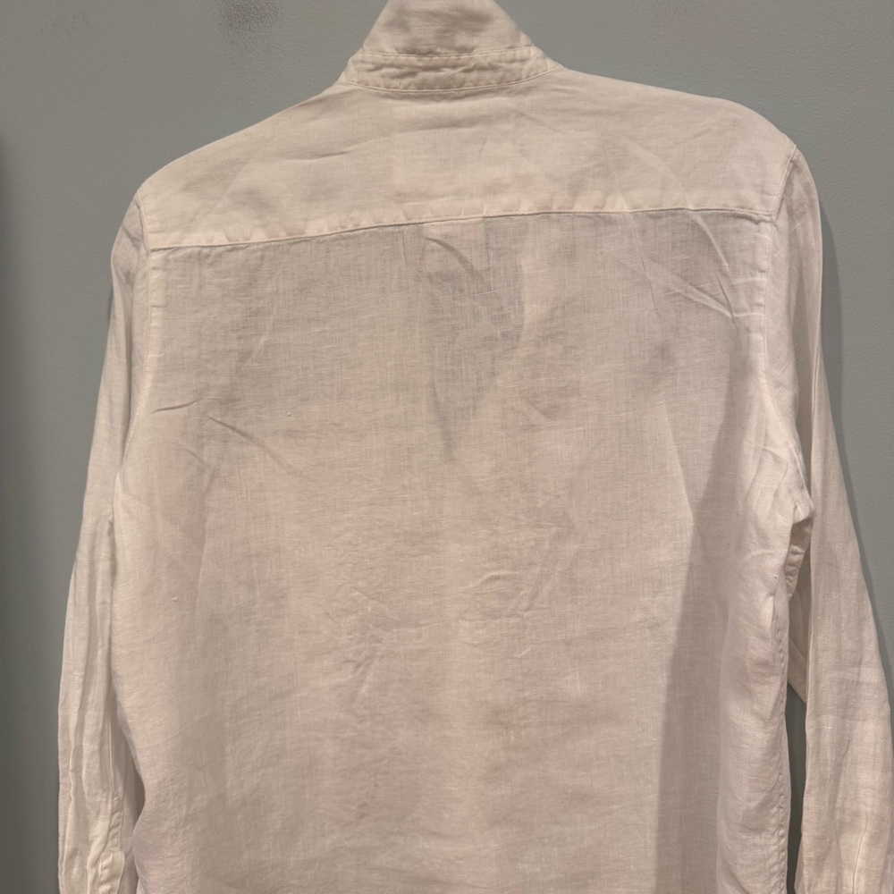 Frank and Eileen EILEEN Relaxed Linen Button Down Shirt Size S - Picture 6 of 10